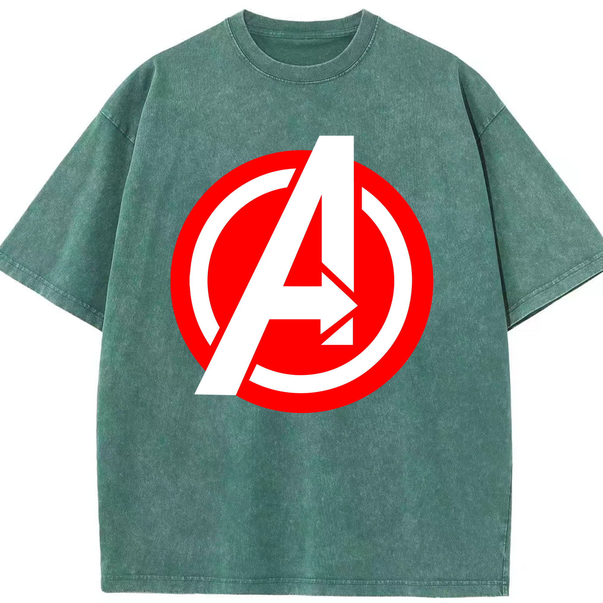 （画像用） アベンジャーズ The Avengers 綿100% ヴィンテージ風 半袖Tシャツ（フロントプリント）
